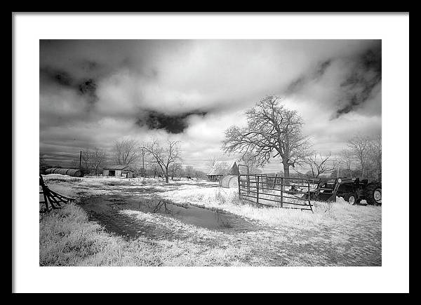 Coleman County, Texas / Art Photo - Framed Print