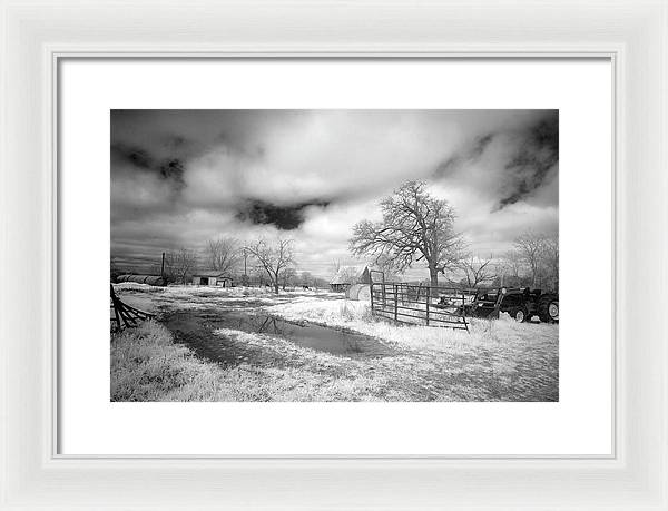 Coleman County, Texas / Art Photo - Framed Print