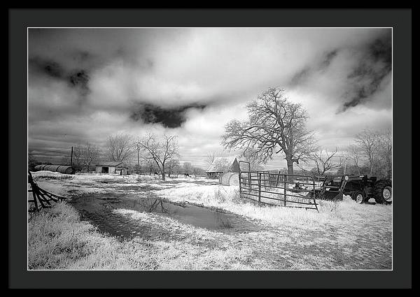 Coleman County, Texas / Art Photo - Framed Print