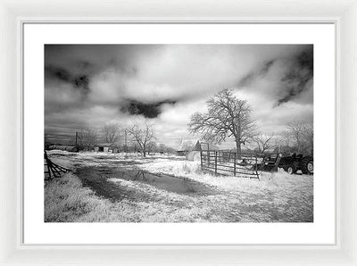 Coleman County, Texas / Art Photo - Framed Print