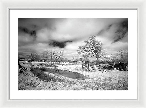 Coleman County, Texas / Art Photo - Framed Print