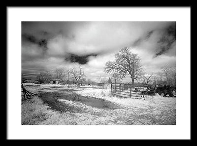 Coleman County, Texas / Art Photo - Framed Print