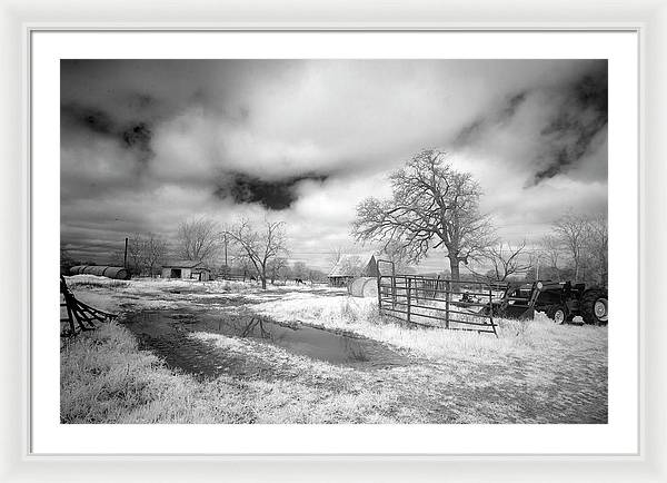 Coleman County, Texas / Art Photo - Framed Print