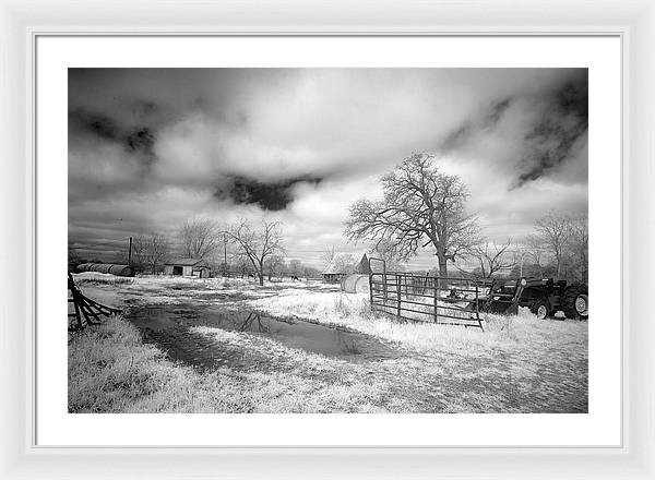 Coleman County, Texas / Art Photo - Framed Print