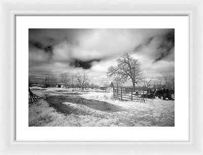 Coleman County, Texas / Art Photo - Framed Print