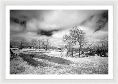 Coleman County, Texas / Art Photo - Framed Print