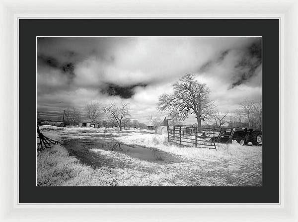 Coleman County, Texas / Art Photo - Framed Print