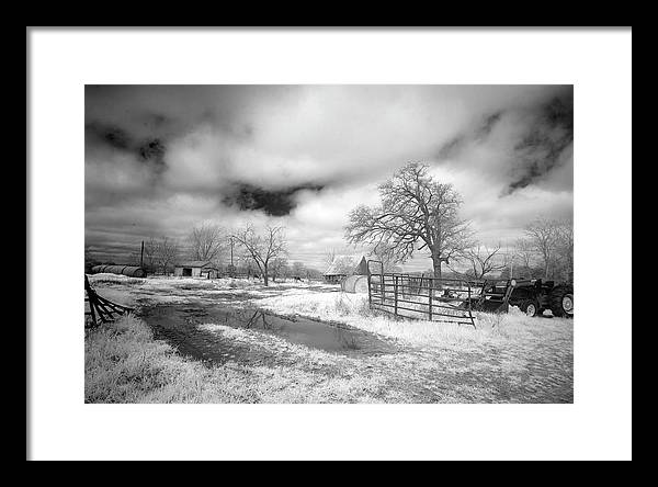 Coleman County, Texas / Art Photo - Framed Print