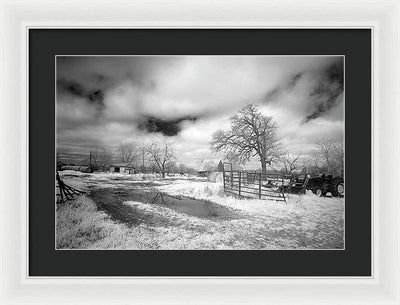 Coleman County, Texas / Art Photo - Framed Print