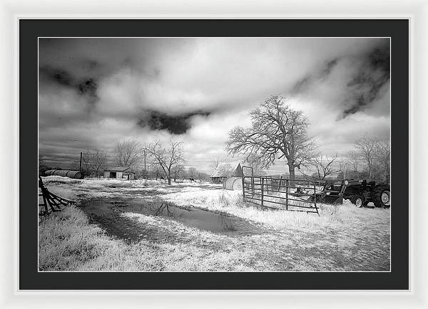 Coleman County, Texas / Art Photo - Framed Print