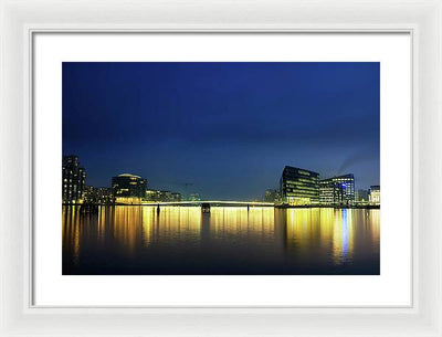 Copenhagen Harbor / Art Photo - Framed Print