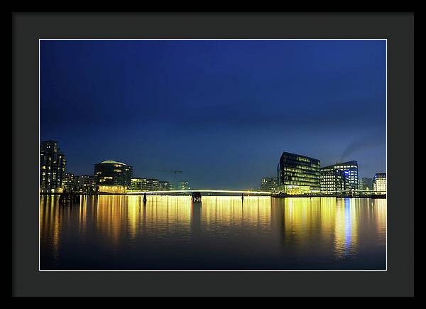 Copenhagen Harbor / Art Photo - Framed Print