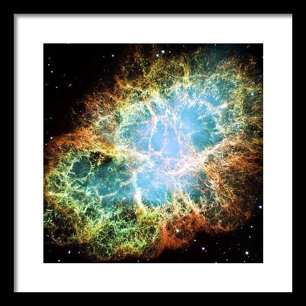 Crab Nubula / Art Photo - Framed Print