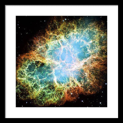 Crab Nubula / Art Photo - Framed Print