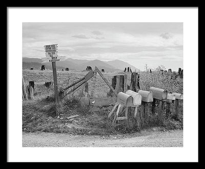 Crossroads, Boundary County, Idaho / Art Photo - Framed Print