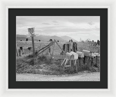 Crossroads, Boundary County, Idaho / Art Photo - Framed Print