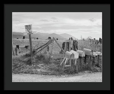 Crossroads, Boundary County, Idaho / Art Photo - Framed Print