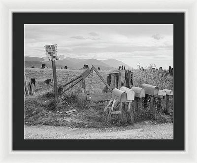 Crossroads, Boundary County, Idaho / Art Photo - Framed Print