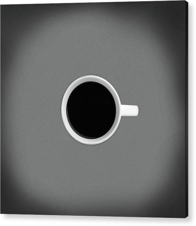 Cup of Coffee, Monochrome / Art Photo - Acrylic Print