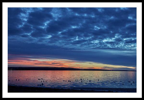 Devils Lake, North Dakota / Art Photo - Framed Print