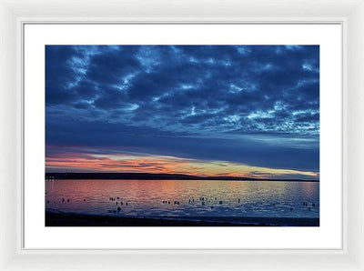 Devils Lake, North Dakota / Art Photo - Framed Print