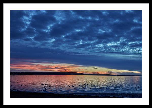 Devils Lake, North Dakota / Art Photo - Framed Print