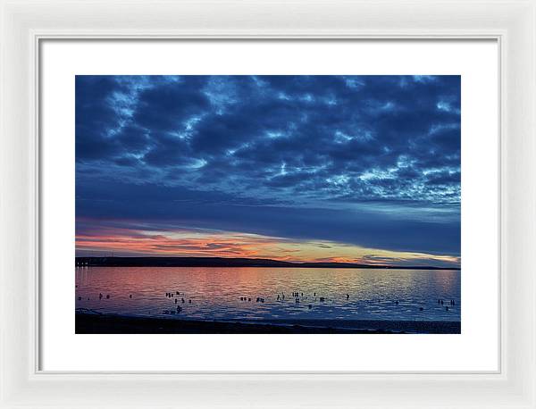 Devils Lake, North Dakota / Art Photo - Framed Print