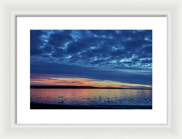 Devils Lake, North Dakota / Art Photo - Framed Print