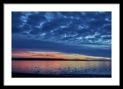 Devils Lake, North Dakota / Art Photo - Framed Print