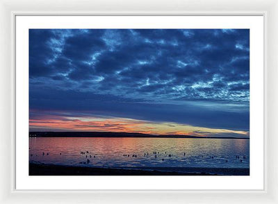 Devils Lake, North Dakota / Art Photo - Framed Print