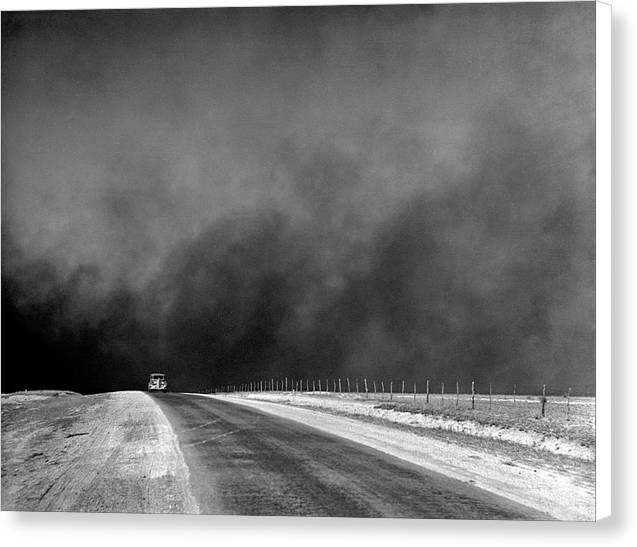 Dust Bowl, Texas Panhandle / Art Photo - Canvas Print