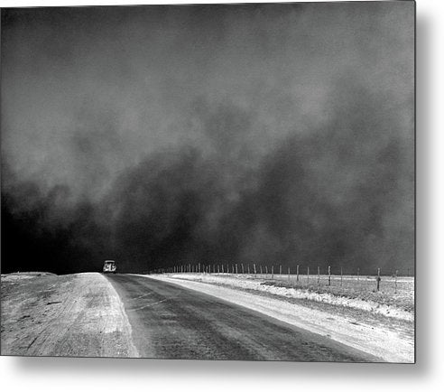 Dust Bowl, Texas Panhandle / Art Photo - Metal Print