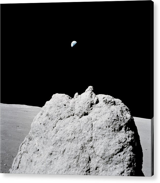 Earth Seen from the Moon / Art Photo - Acrylic Print