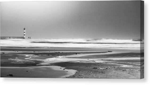 Effet Mer, Port la Nouvelle, la Plage / Art Photo - Canvas Print