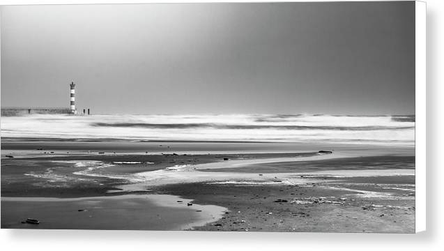 Effet Mer, Port la Nouvelle, la Plage / Art Photo - Canvas Print