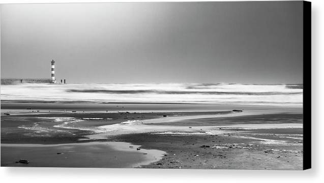 Effet Mer, Port la Nouvelle, la Plage / Art Photo - Canvas Print