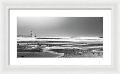 Effet Mer, Port la Nouvelle, la Plage / Art Photo - Framed Print