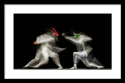 Fencing / Art Photo - Framed Print