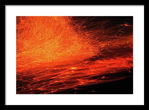 Fire / Art Photo - Framed Print