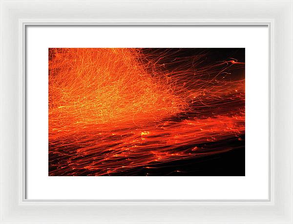 Fire / Art Photo - Framed Print