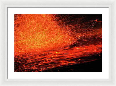 Fire / Art Photo - Framed Print