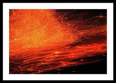 Fire / Art Photo - Framed Print