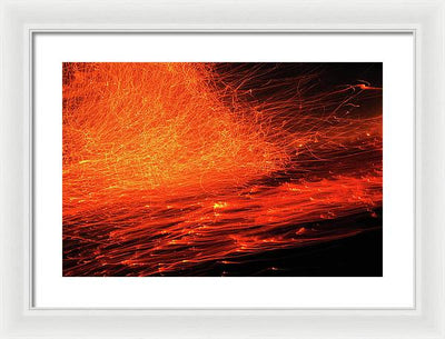 Fire / Art Photo - Framed Print