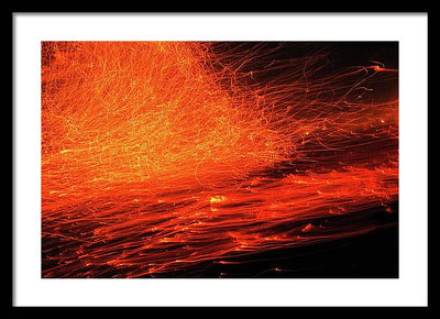 Fire / Art Photo - Framed Print