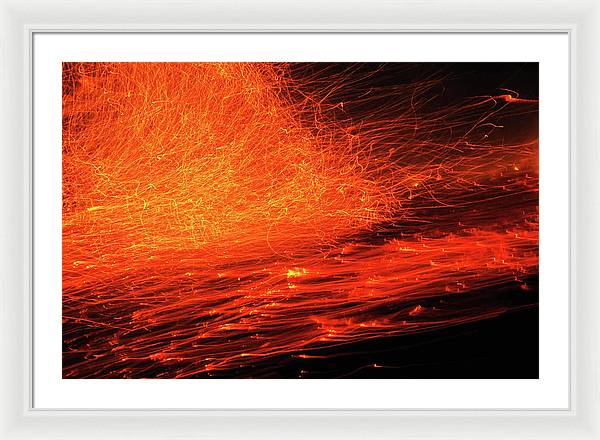 Fire / Art Photo - Framed Print