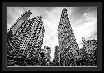 Flat Iron Building, New York / Art Photo - Framed Print