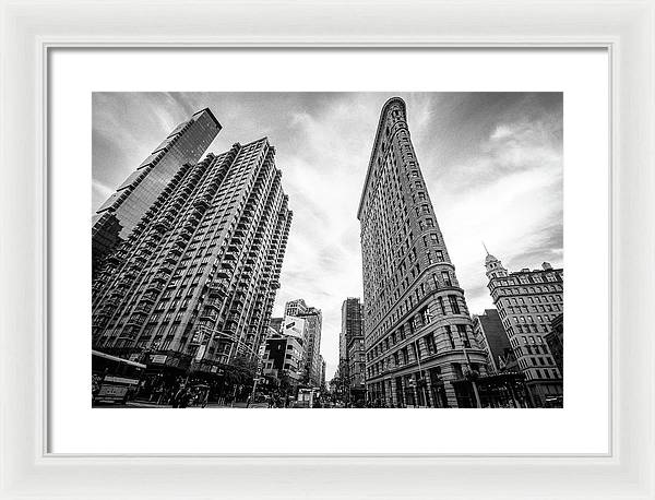 Flat Iron Building, New York / Art Photo - Framed Print