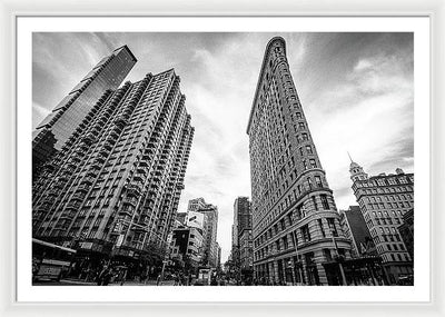 Flat Iron Building, New York / Art Photo - Framed Print