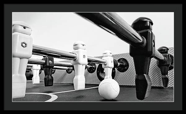 Foosball / Art Photo - Framed Print