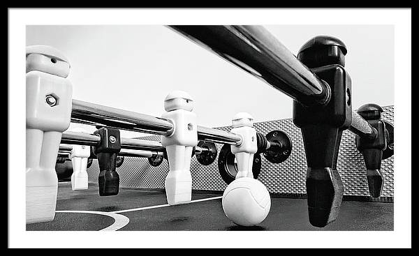 Foosball / Art Photo - Framed Print